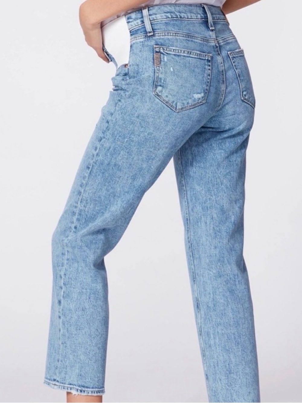 PAIGE Noella Straight Maternity Jeans 27 - Picture 5 of 15